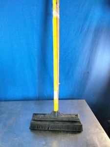 3 cleaning tools feature flexible rubber or silicone bristles and a built-in squeegee edge