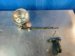 Vintage classic post-mount vehicle spotlight,