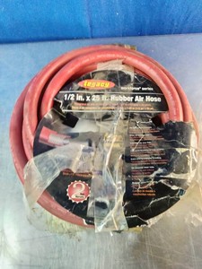 Legacy Workforce Series 12 in. x 25 ft. Red Rubber Air Hose