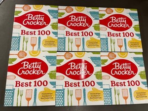 Betty Crocker Best 100 Cookbooks (Lot of 6)