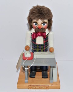 Christian Ulbricht Jack the Hacker Limited Edition Wooden Nutcracker