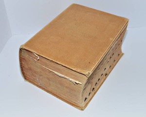 Websters New International Dictionary  Second Edition Unabridged  Massive Vintage Book