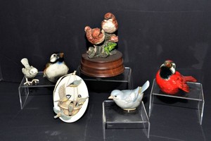 Decorative Bird Figurines & Bird Music Box