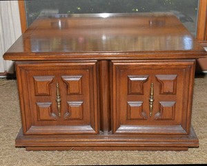 Vintage Square Wooden Coffee Table