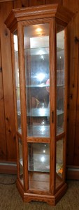 Bhler Furniture Wooden Glass Display Cabinet