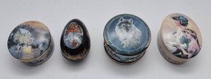 Decorative Trinket Dish Music Boxes  Set of Four