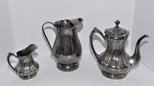 Vintage Silverplate Serving Pieces, Pitchers & Teapots