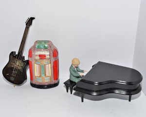 Vintage Musical Instrument Music Boxes