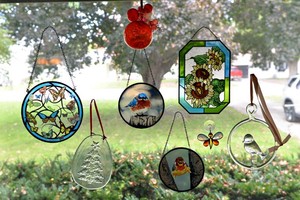 Decorative Window Suncatchers  Assorted Designs