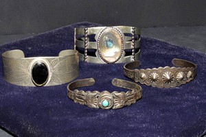 Vintage Bangle Bracelets  Set of Four