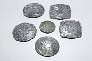 Hesston National Finals Rodeo Belt Buckles  19951999