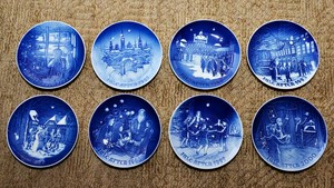 Bing & Grndahl Danish Collector Plates -  Set of Eight