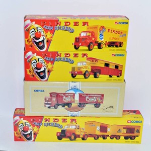 Vintage Corgi Die-Cast Trucks & Pinder Jean Richard Vehicles  Boxed