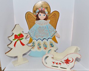 Hand-Painted Christmas Decorations