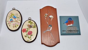 Hand-Painted Bird Artwork