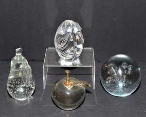 Decorative Paperweights & Collectibles  Set of Four