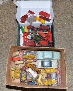Vintage Rubber Toy Vehicles & Assorted Toys