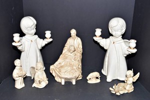 Vintage Ceramic Christmas Figurines