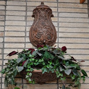 Vintage Decorative Ceramic Wall Hanging  Two Pieces