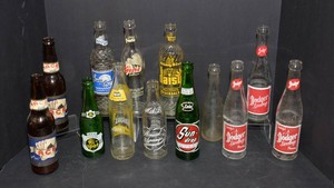 Vintage Glass Soda Pop Bottles  Iowa Bottling Companies