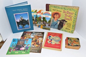 Vintage Walt Disney Books, Records & Memorabilia  1930s1970s