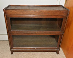 Antique Barrister Bookcase  34 Wide