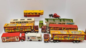 Vintage Circus Model Vehicles