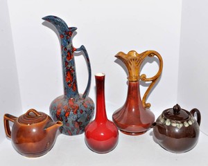Vintage Pottery Vases & Teapots  McCoy, Haeger & More