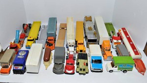 Large Assortment of Vintage Model Semi Trucks