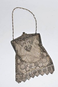 Antique Metal Mesh Evening Purse