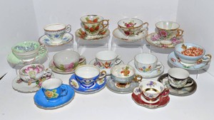 Vintage Teacups  Set of Fifteen