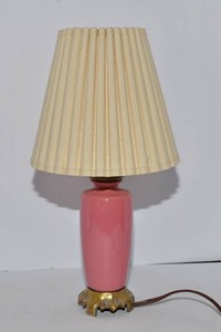 Vintage Pink Table Lamp