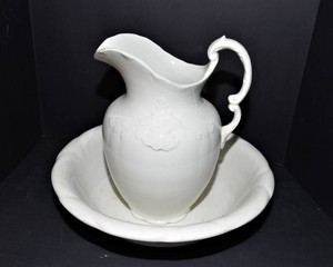 Vintage Pitcher & Wash Basin Set