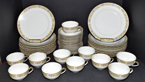 Vintage Noritake Arleigh Porcelain China Dinnerware  46 Pieces