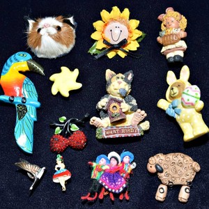 Novelty Brooches & Decorative Pins