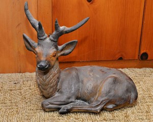 Vintage Chalkware Deer Figurine