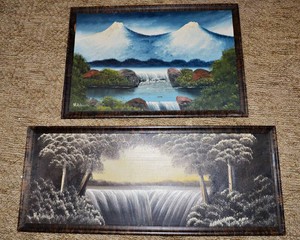 Original Artwork Signed Hitchcock  Set of Two