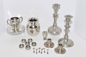 Pewter Serving & Decorative Pieces