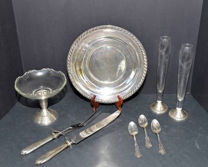 Sterling Silver & Weighted Sterling Serving Pieces