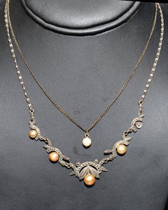 Vintage Necklaces  Sterling Silver & Possibly Gold-Filled