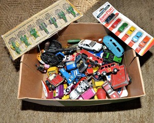 Large Collection of Vintage Toy Cars & Vehicles
