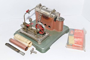Vintage Jensen Manufacturing Co. Stationary Live Steam Engine