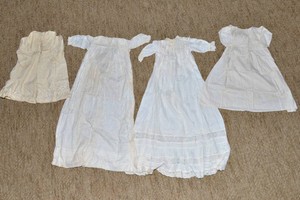 Antique Baptismal Gowns & Hand-Embroidered Coat