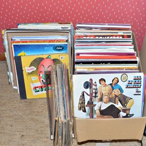 Large Collection of Vintage LP Vinyl Records