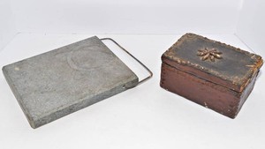 Antique Foot Warmer, Wooden Box & Hardware