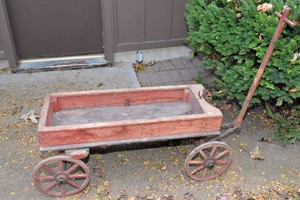 Vintage Wooden Wagon