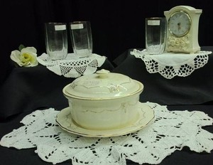 VINTAGE CROWN OVEN WEAR WITH GOLD TRIM AND MORE