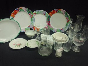 ASSORTED GLASS WARE