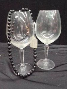 2 LENOX WINE GLASSES