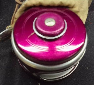 BASKET AND VINTAGE FLY FISHING REEL BAG